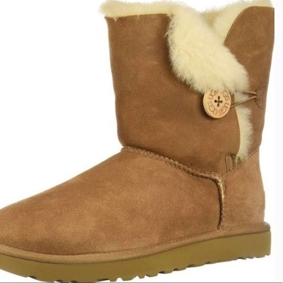 UGG Shoes - 🤎UGG SHORT TAN BAILEY BUTTON ANKLE BOOTS!